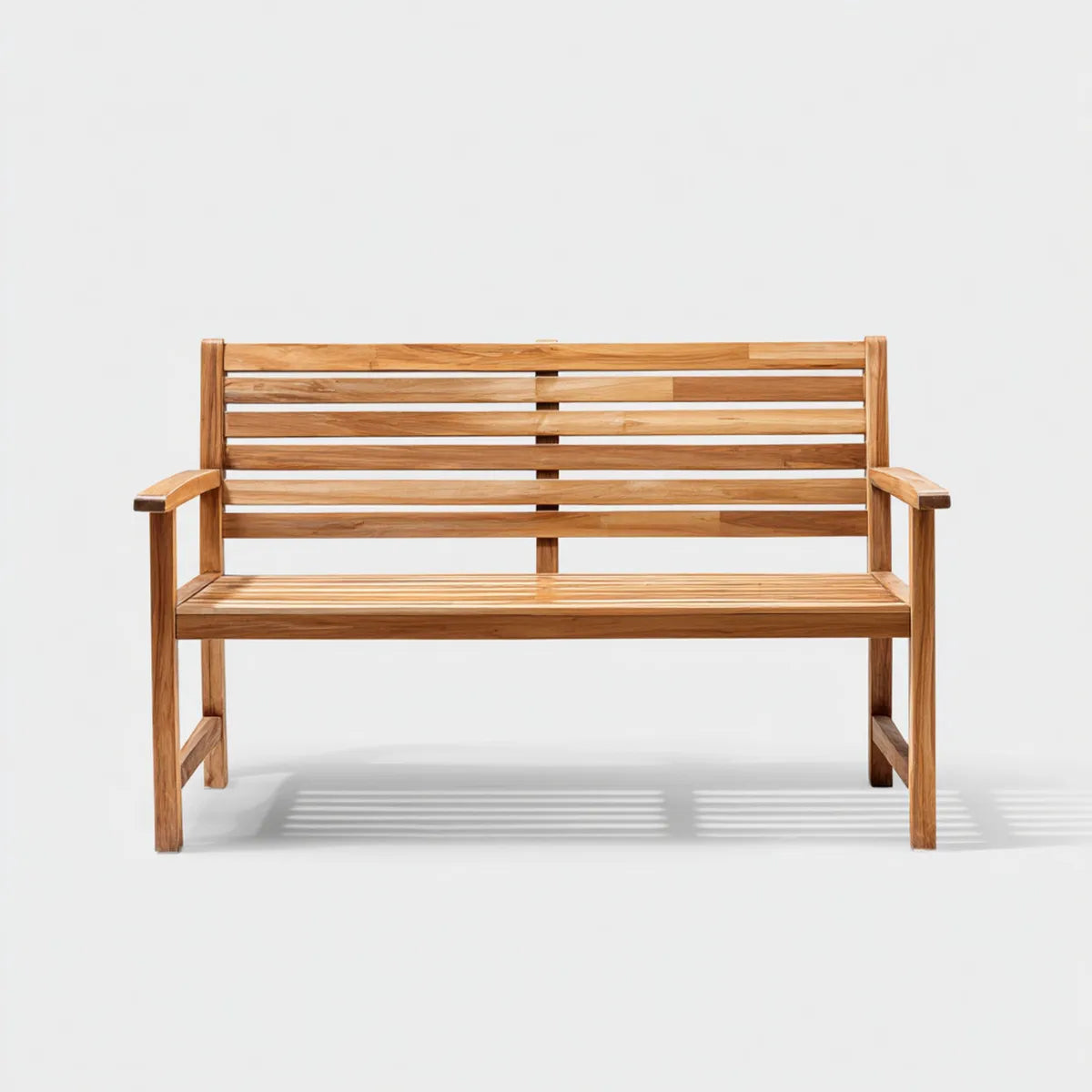 Ławka ogrodowa 2-osobowa Przyroda 120 x 63 x 91 cm lite drewno akacjowe drewna prostokątne