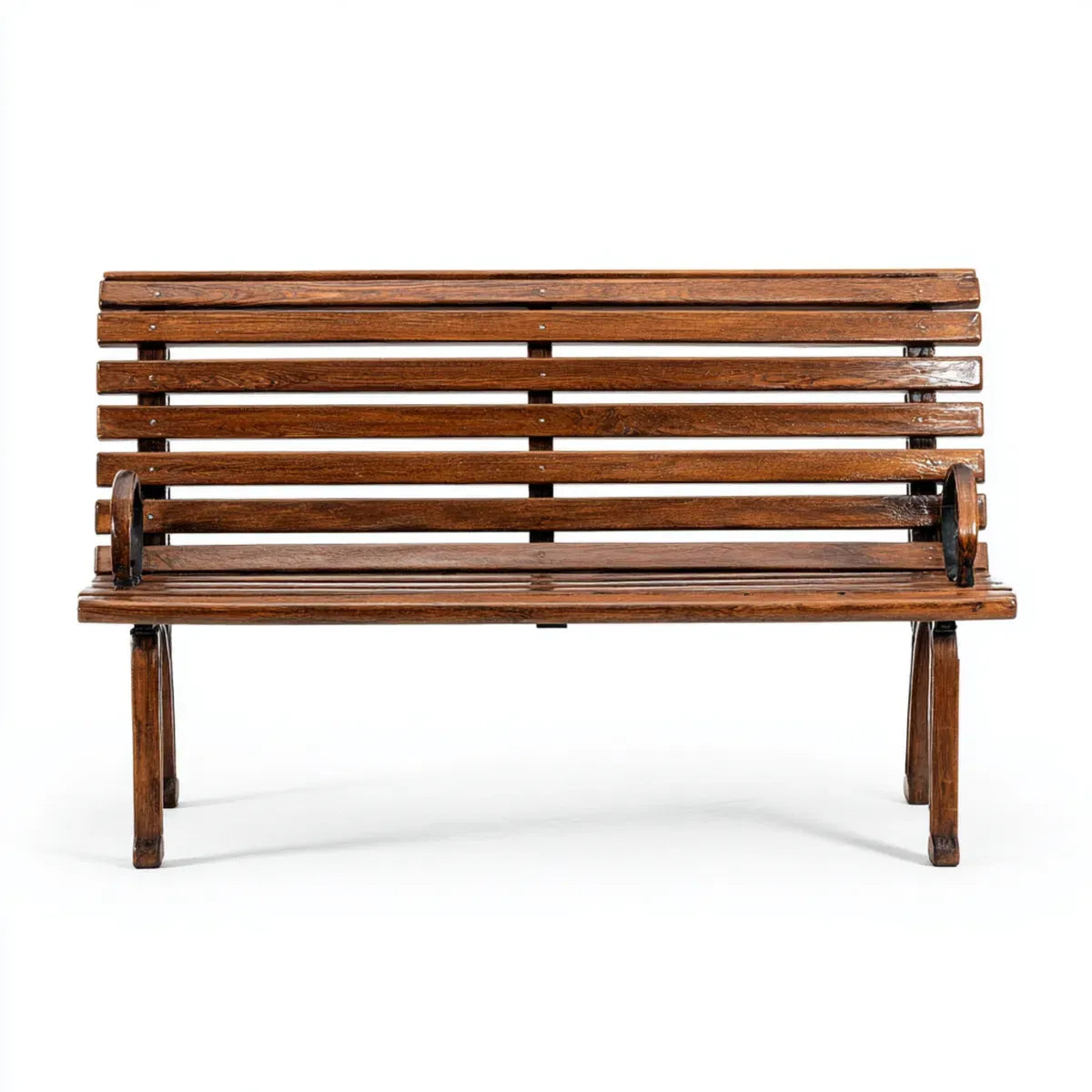 Ławka ogrodowa Brązowy 150 x 65 x 85 cm z litego drewna akacjowego prostokątnego