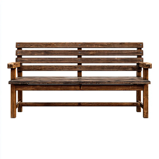 Ławka ogrodowa 3-osobowy Brązowy 150 x 65 x 90 cm z litego drewna sosnowego proste